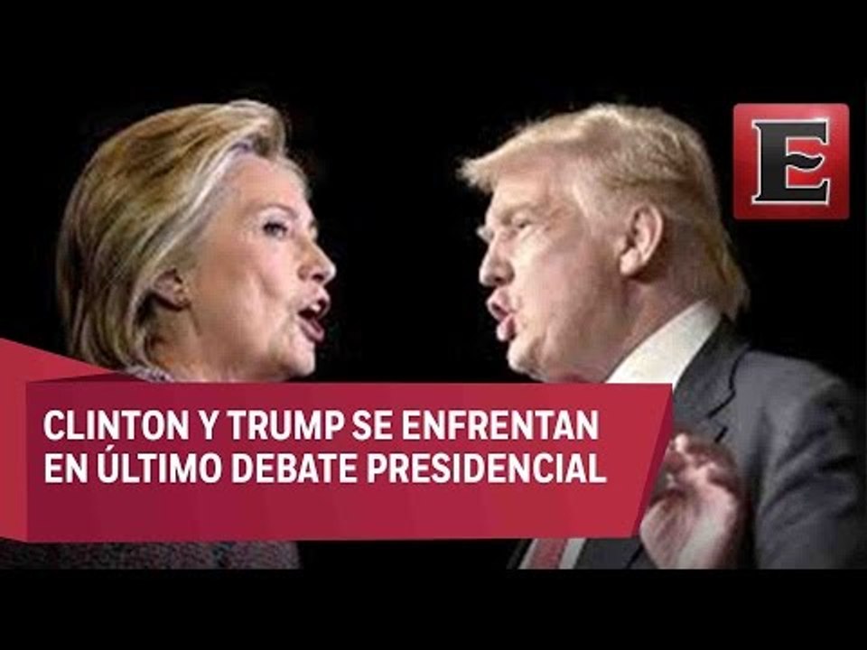 Inicia último debate presidencial por la Casa Blanca / Tercer debate Hillary Clinton y Donald Trump