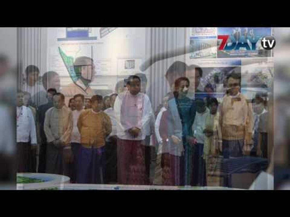 အဆင့္ျမင့္အိမ္ရာဖြင့္ပြဲကို တက္ေရာက္တဲ့ ေဒၚေအာင္ဆန္းစုၾကည္