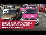 Taxistas mexicanos sobre Uber: Su servicio es ilegal