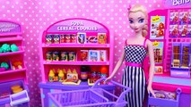 Et bataille défi aliments gelé épicerie santé enfants Boutique supermarché Elsa ❤ barbie disneyc
