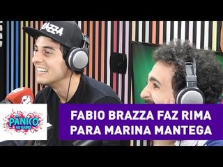 "Mais laranja que o Trump": Fabio Brazza faz rima para Marina Mantega