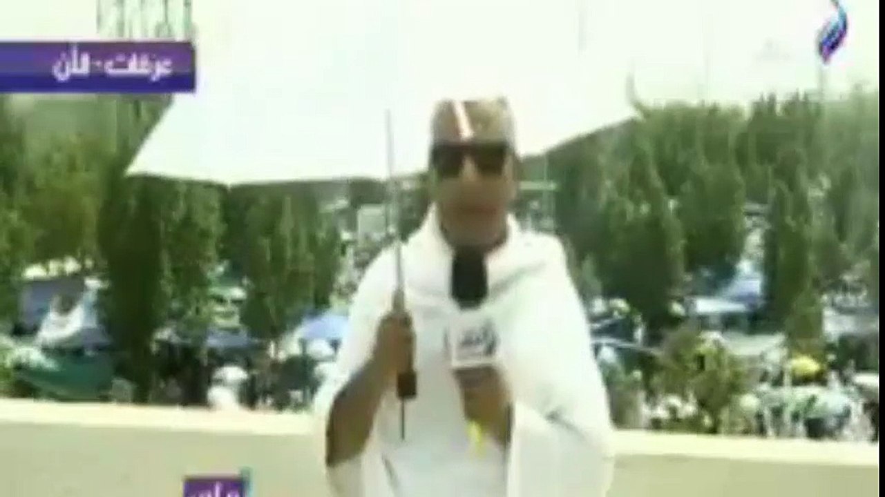 بكاء أحمد موسى على جبل عرفات