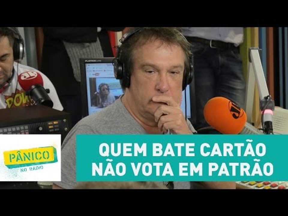 "Eu não sou patrão, eu sou CLT", afirma Emílio Surita | Pânico