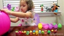SUPER AMAZING SHOPKINS Giant Play Doh Surprise Eggs Opening | HUGE Surprise Toy Unboxing V