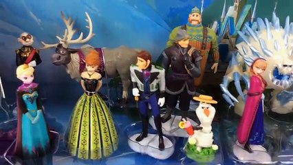 Disney FROZEN ELSA MINI CASTLE PLAYSET with ANNA, OLAF, and MARSHMALLOW | 3HappyGirlz