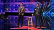 David & Leeman- Howie Mandel Can't Read When Magicians Squeeze His Skull - America's Got Talent 2017