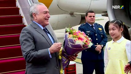Temer llega a China para promover su programa de privatizaciones