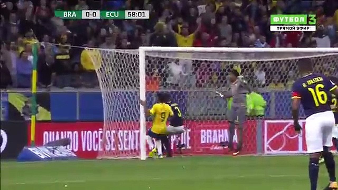 Buts Brésil – Équateur vidéo résumé 2-0