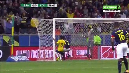 Les buts Brésil – Équateur résumé vidéo 2-0