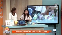 ARTSY CRAFTSY: Reverse painted glass coasters