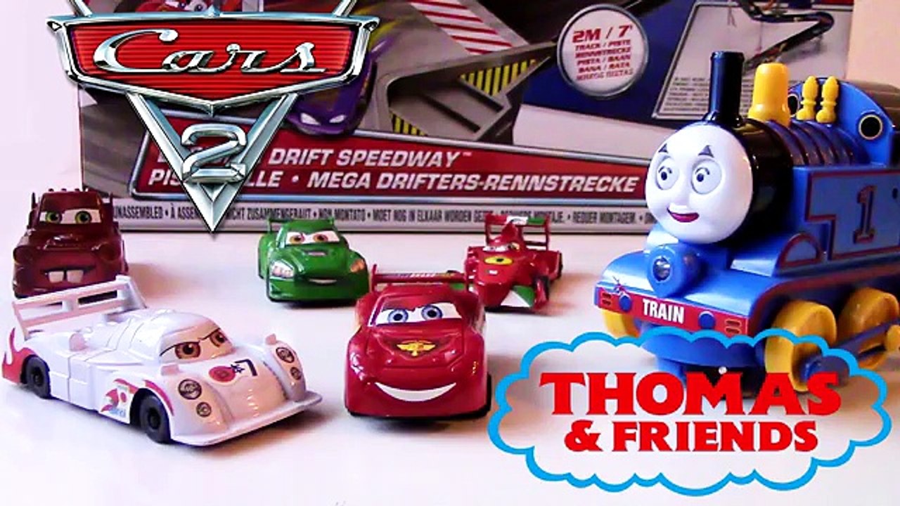 Y de la gota amigos motorizado jugar conjunto juguetes volcán con thomas trackmaster unboxing ckn ckn