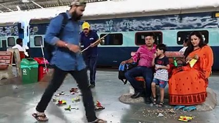 We are indian Railway is our property so neat and clean is our duty