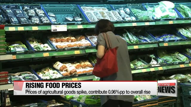 Korea's consumer prices jump 2.6% on-year in Aug., fastest pace in more than 5 years