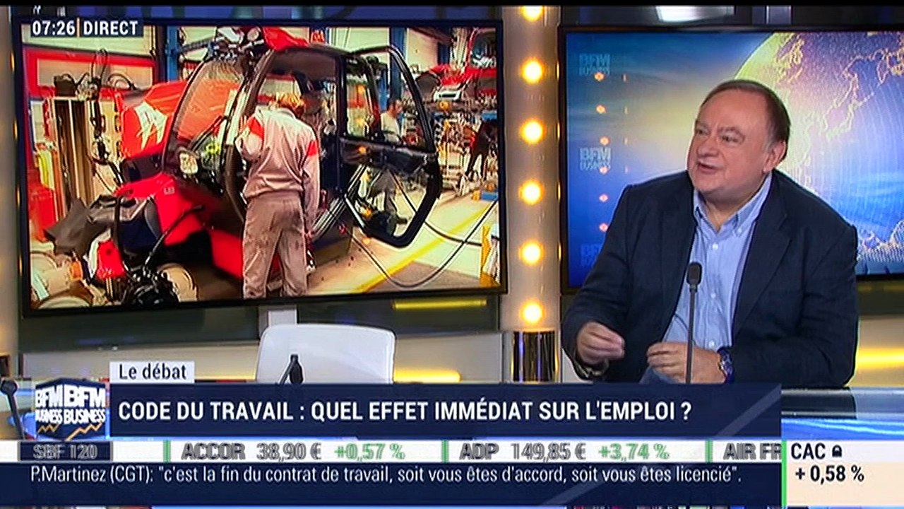 Nicolas Doze VS Jean-Marc Daniel: Code du travail: quel effet immédiat sur l'emploi ? - 01/09