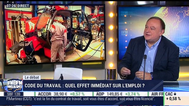 Nicolas Doze VS Jean-Marc Daniel: Code du travail: quel effet immédiat sur l'emploi ? - 01/09