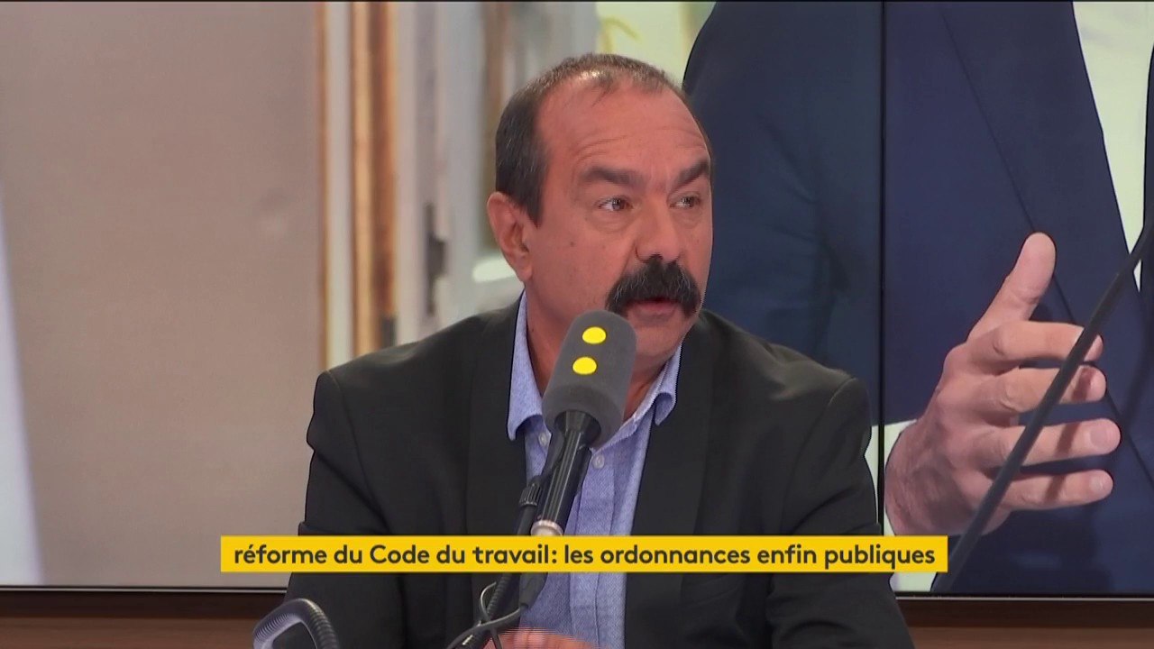 Ordonnances : "Il n'y a aucune relation entre le droit du Travail et le chômage" P.Martinez (CGT)