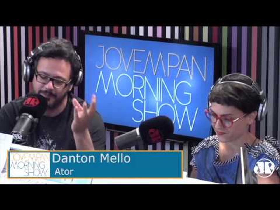 Aqui na Pan: Danton Mello explica origem de seu nome e de Selton