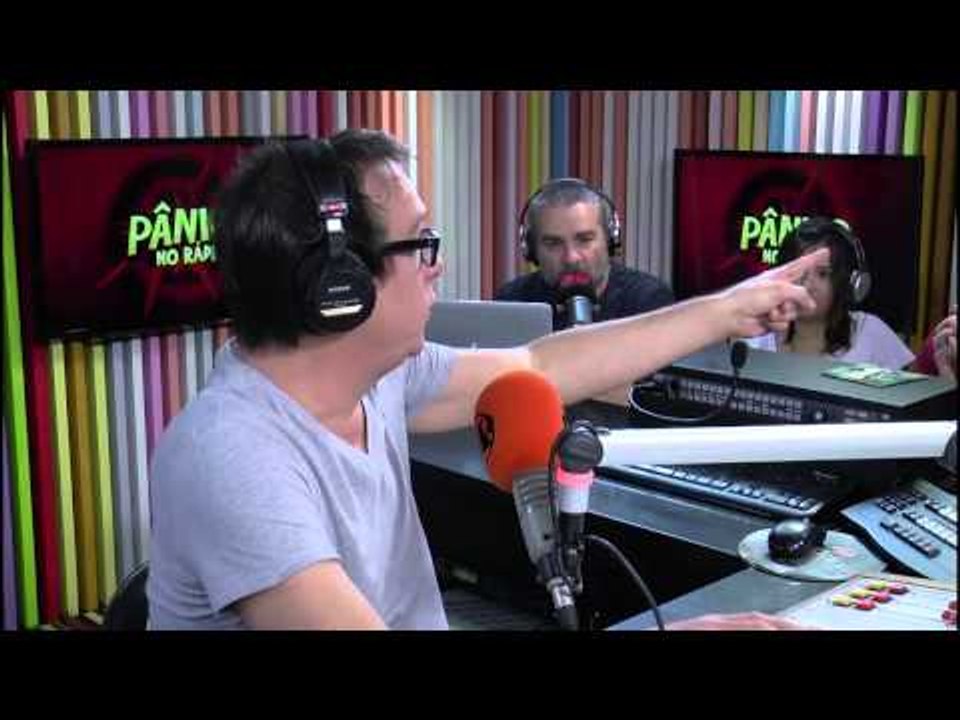 Aqui na Pan: Oscar Filho brinca com "mau hálito" de Marcelo Tas