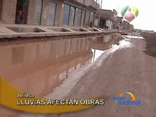 LLUVIAS AFECTAN OBRAS  - JULIACA