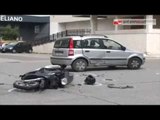 TG 13.05.14 Incidente stradale: grave 19enne su scooter investito a Bari
