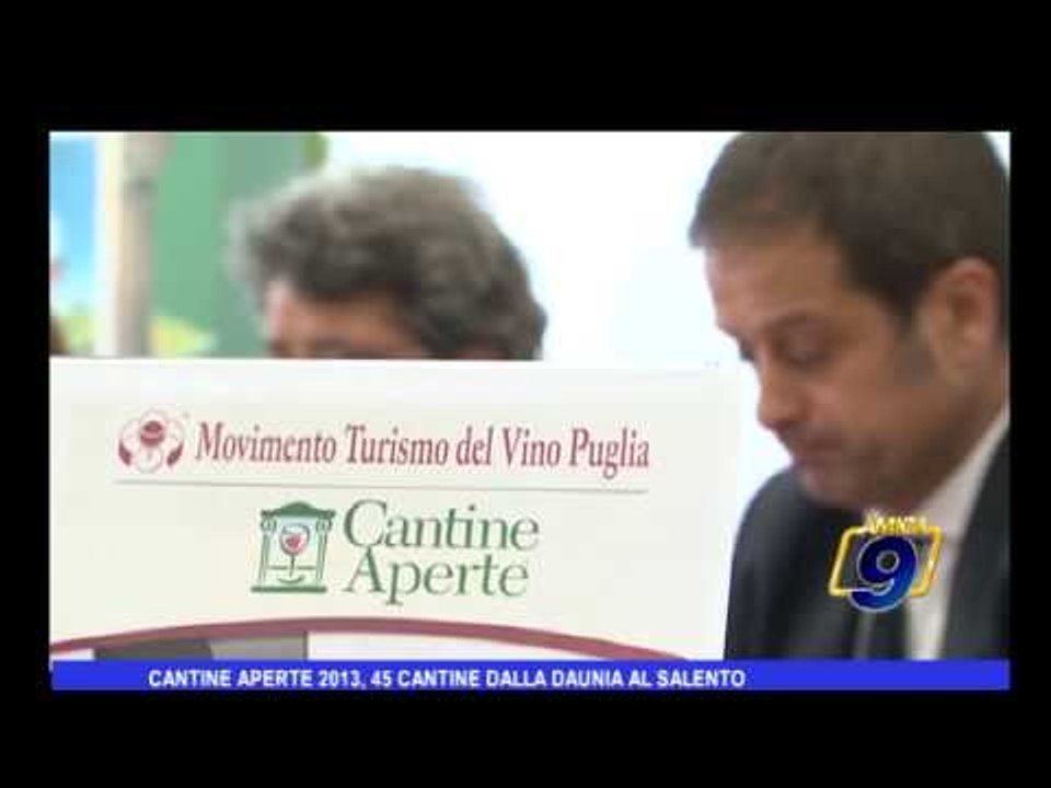 Cantine aperte 2013, 45 cantine della Daunia al Salento