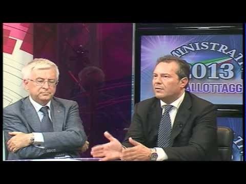 Francesco Spina ospite degli studi di Amica9 dopo la riconferma a sindaco