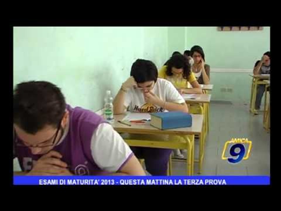 Esami di maturità 2013 | Questa mattina la terza prova