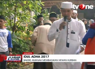 Bakrie Amanah Bagikan Hewan Qurban
