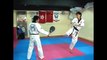 Supplémentaire coups de pied unique tournant taekwondo】combo