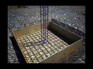 Betonarme Bina İnşaatı 3D Animasyon