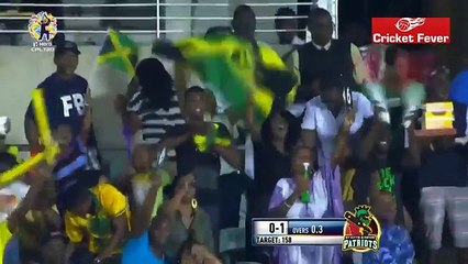 Chris Gayle Unbelievable Out vs Jamaica Tallawahs
