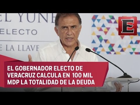 Deuda a corto plazo en Veracruz asciende a 40 mil mdp: Yunes Linares