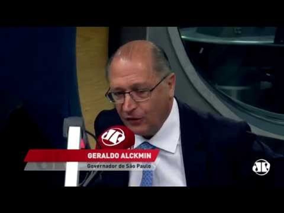 TV JP: Geraldo Alckmin responde se é anti Dilma...
