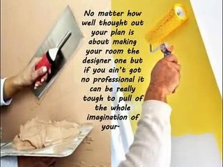 Why Painting And Plastering Services Do Better Job Than You?