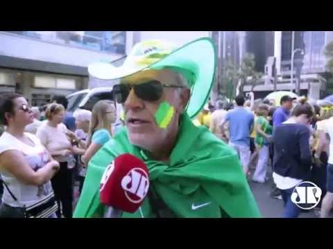 Crise econômica é tema de manifestantes que tomaram a Av. Paulista | Jovem Pan