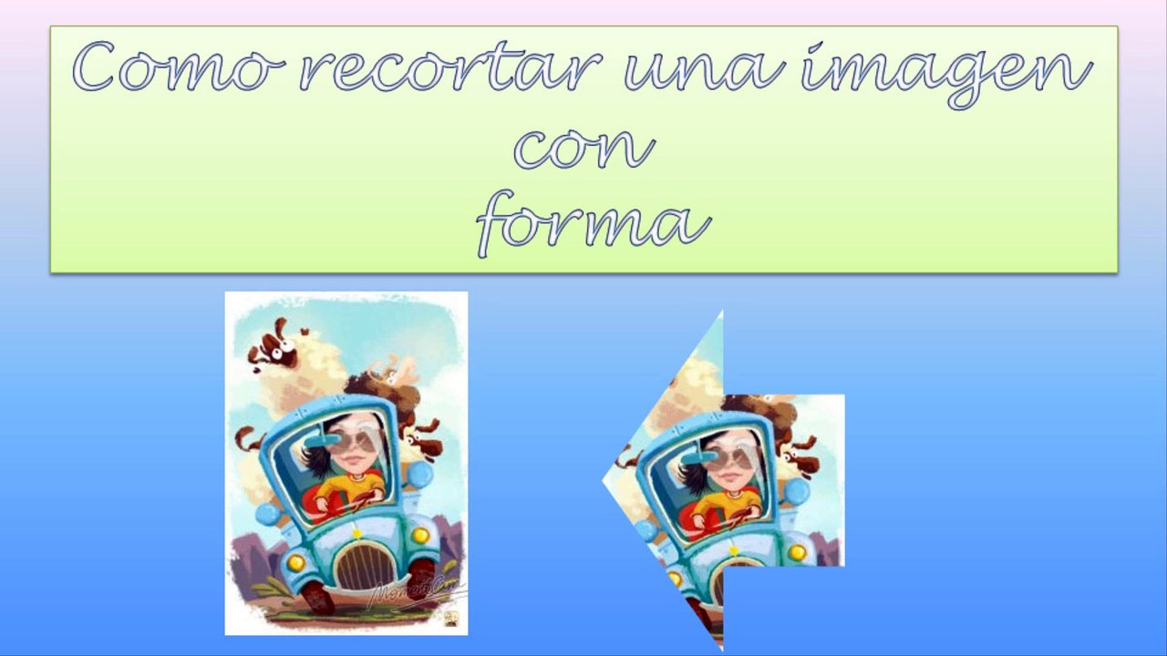 Como recortar una imagen con forma en PowerPoint