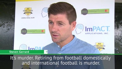 Gerrard finding life without football difficult