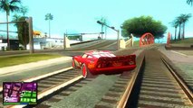 Coches relámpago el revisión mods gta san andreas coches Rayo McQueen McQueen videojuego