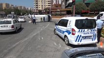 Adana Hasta Taşıyan Ambulans Kaza Yaptı