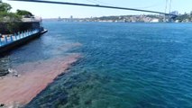 Kana Bulanan İstanbul Boğazı Havadan Görüntülendi