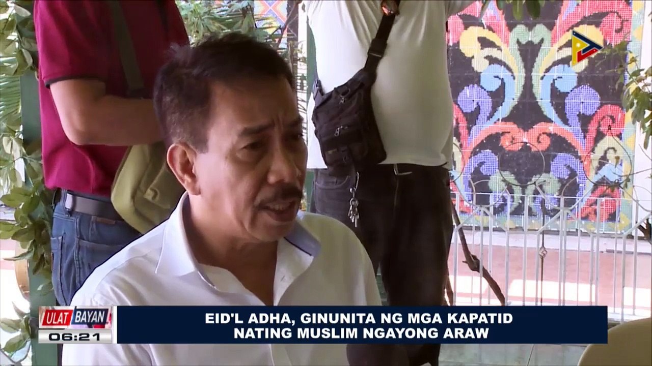 Eid'l Adha, ginunita ng mga kapatid nating Muslim ngayong araw