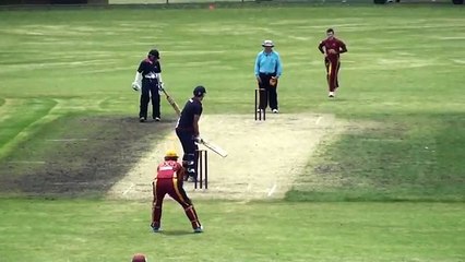 One Ball and 3 Injured. What a game of Cricket