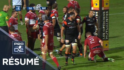 PRO D2 - Résumé Dax-Narbonne: 35-16 - J3 - Saison 2017/2018
