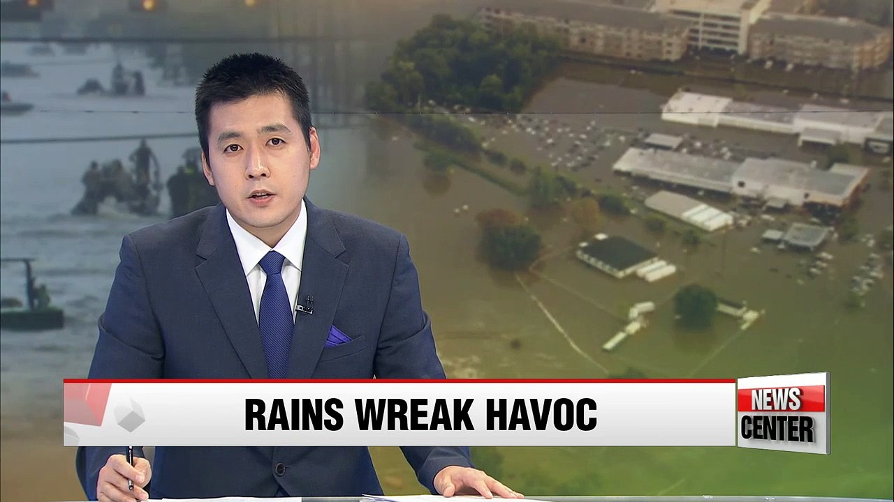 Worldwide floodings continue to leave damage in Texas and South Asia