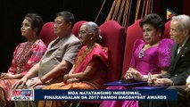 Mga natatanging indibidwal, pinarangalan sa 2017 Ramon Magsaysay Awards