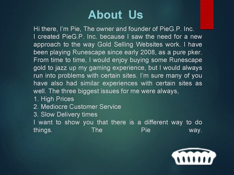 Buy OSRS, 07 Gold Cheap on Sale | Pie GP - Cheap Runescape Gold for Sale