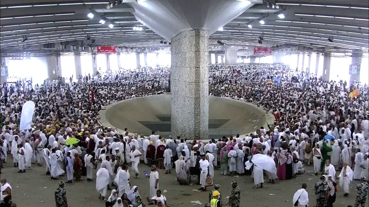 Arabie: rituel de la lapidation au hajj