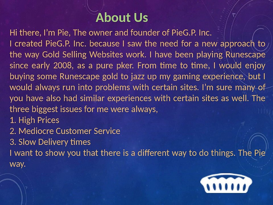 Buy RS3, EOC Gold Cheap on Sale | Pie GP - Cheap Runescape Gold for Sale