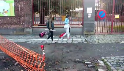 Tournai: rentrée à l'école Arthur Haulot, cernée par les travaux