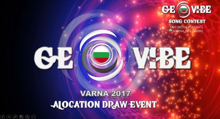 GEOVIBE VARNA  2017  ( Allocation draw event )